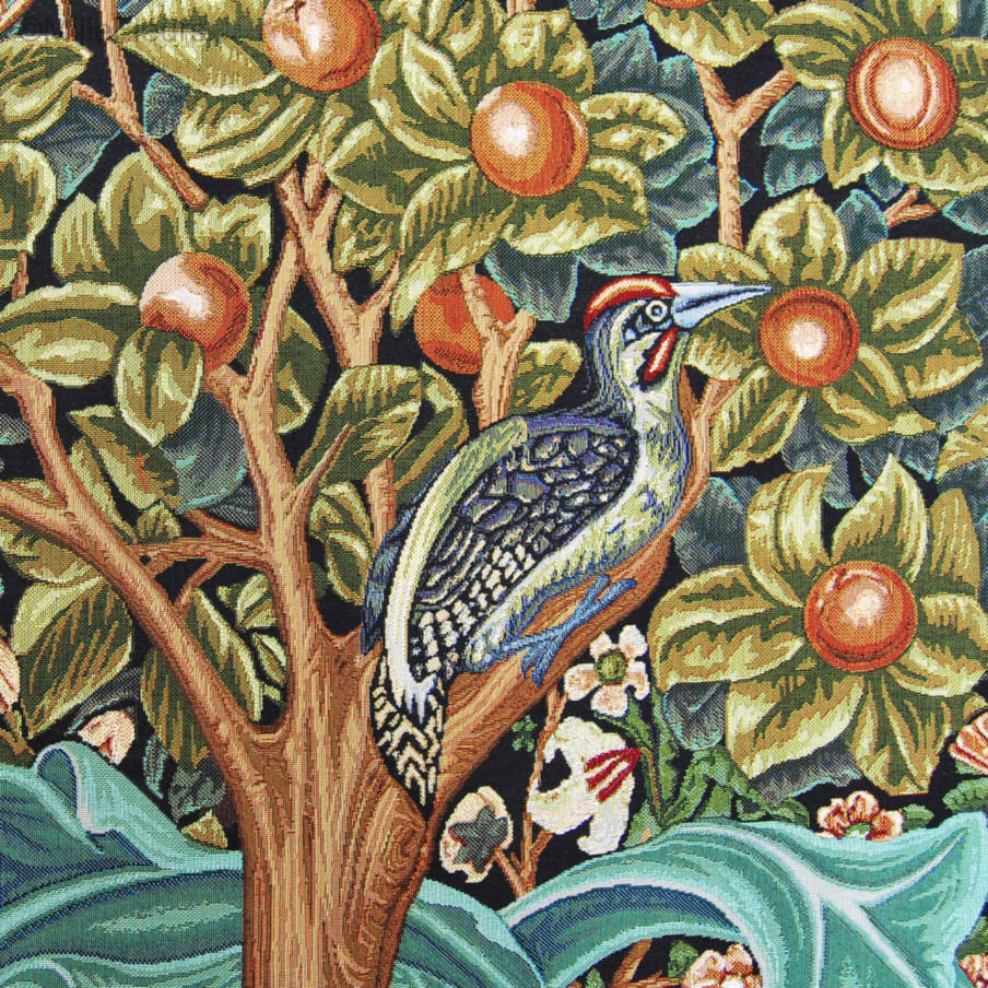 The Woodpecker Wall tapestries William Morris and Co - Mille Fleurs Tapestries
