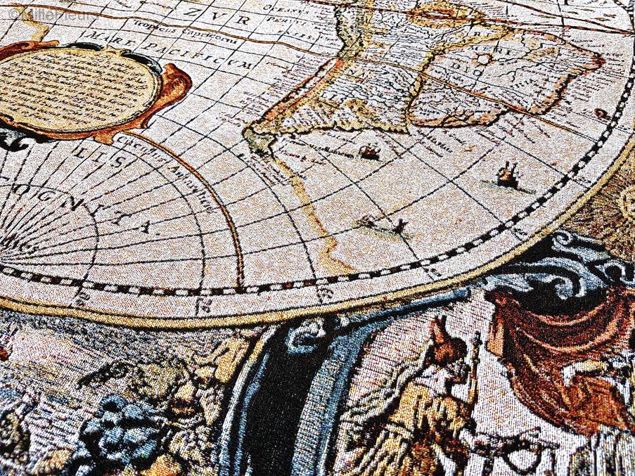 Mapa Antiguo (Janssonius) Tapices de pared Mapas y Náuticos - Mille Fleurs Tapestries