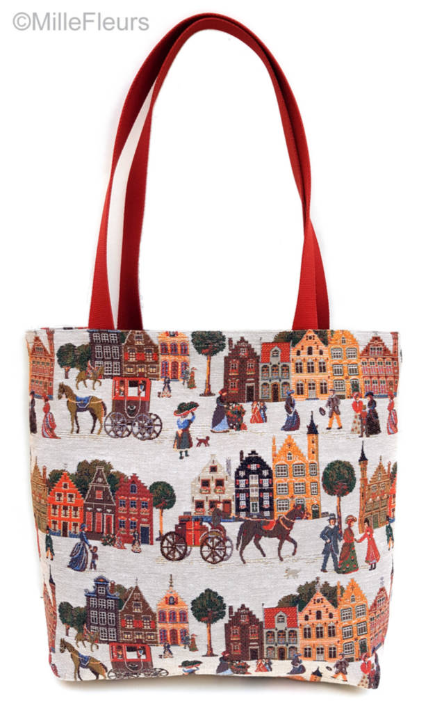Printemps à Bruges Shoppers Bruges et Belgique - Mille Fleurs Tapestries