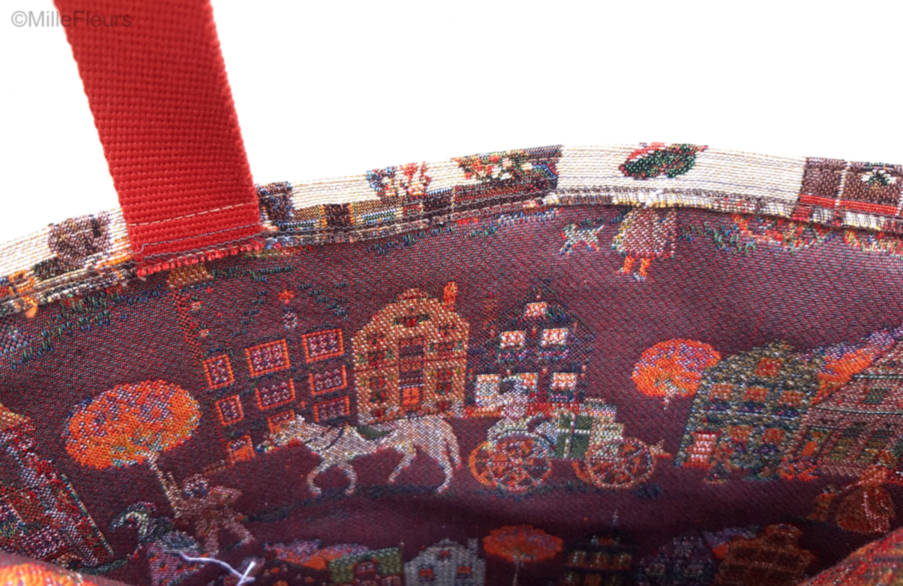 Lente in Brugge Shoppers Brugge en België - Mille Fleurs Tapestries