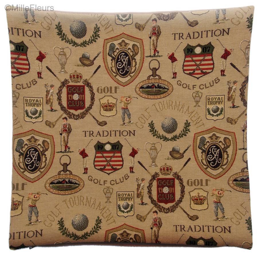 Golf Club Tapestry cushions *** clearance sales *** - Mille Fleurs Tapestries