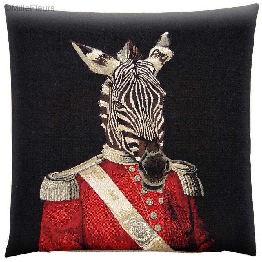 Aristofari Zebra Tapestry cushions Animals - Mille Fleurs Tapestries