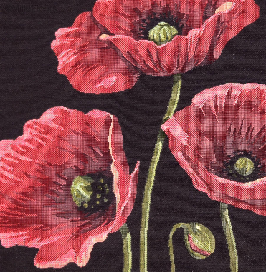 Poppies Tapestry cushions Poppies - Mille Fleurs Tapestries