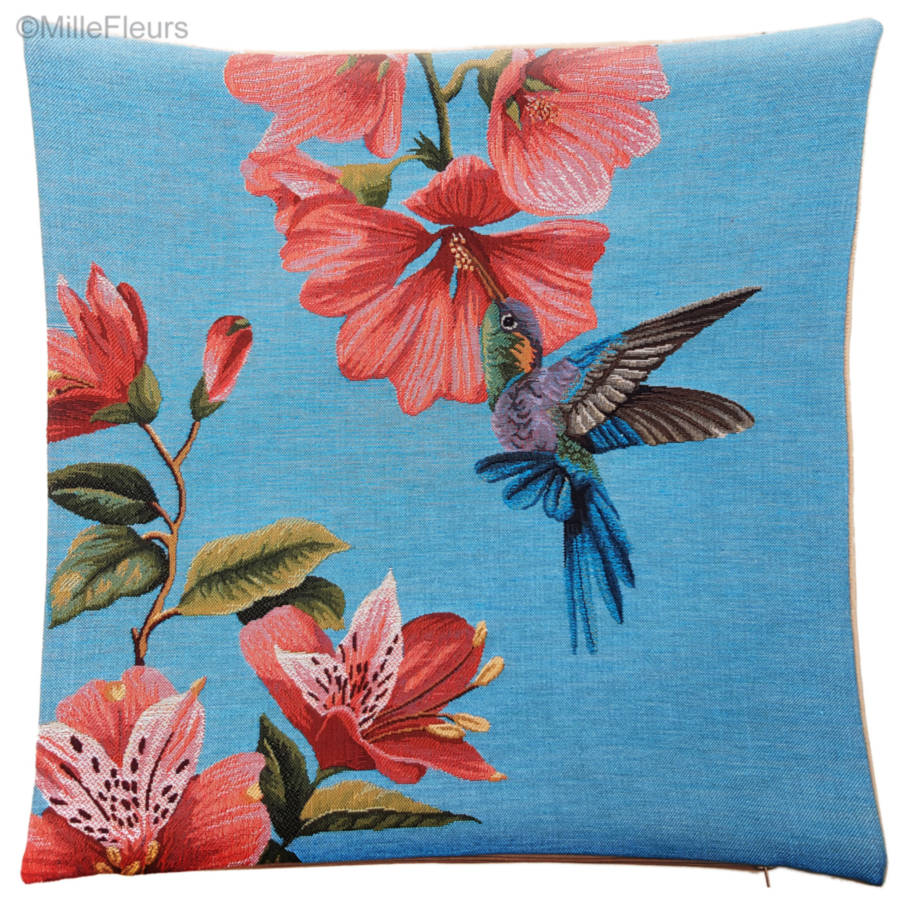 Colibri Housses de coussin Oiseaux - Mille Fleurs Tapestries