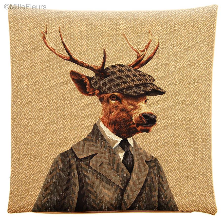 Dandy Deer Tapestry cushions Deer - Mille Fleurs Tapestries