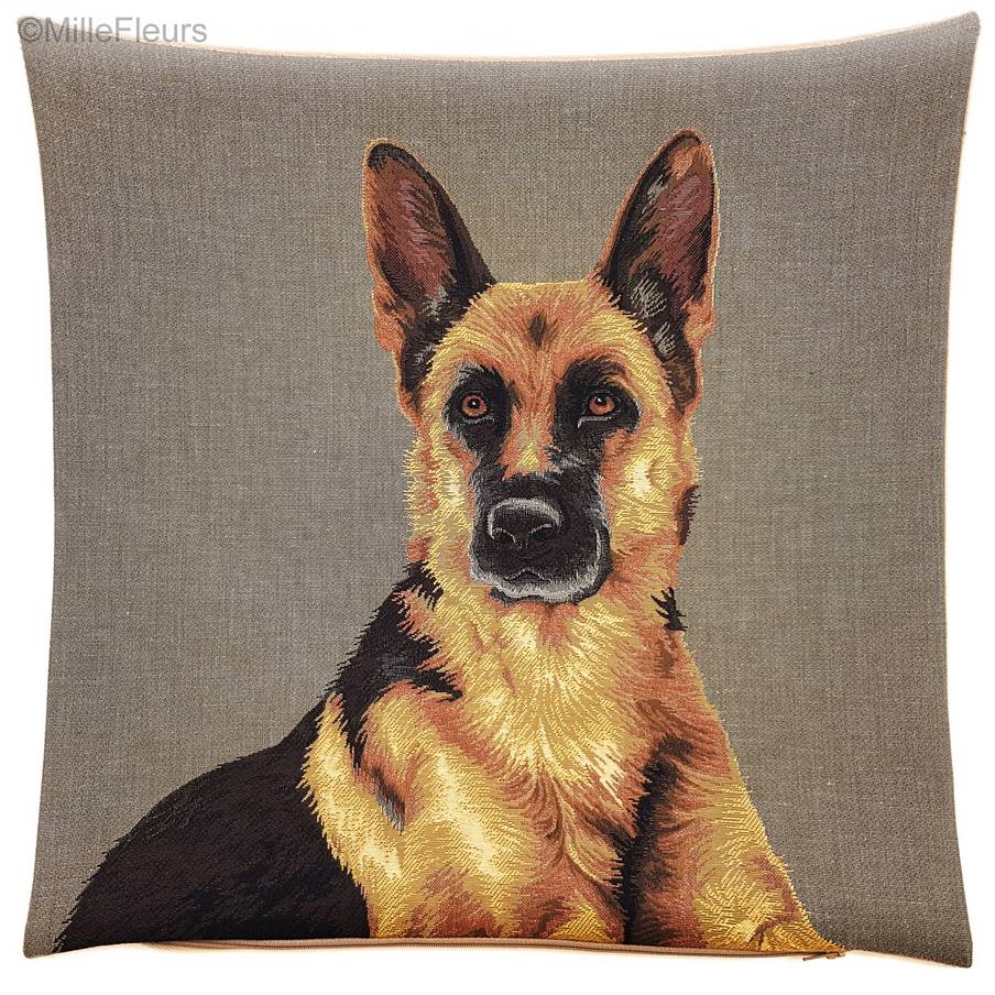 German Shepherd Tapestry cushions Dogs - Mille Fleurs Tapestries
