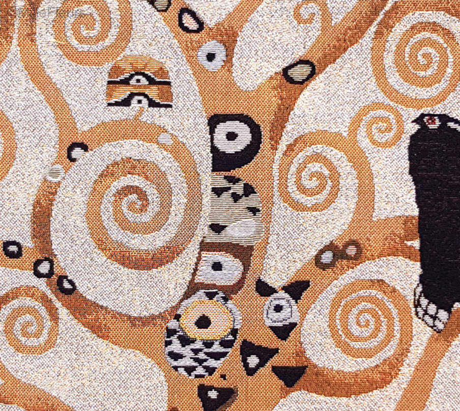 Arbol de la Vida (Gustav Klimt) Fundas de cojín Gustav Klimt - Mille Fleurs Tapestries