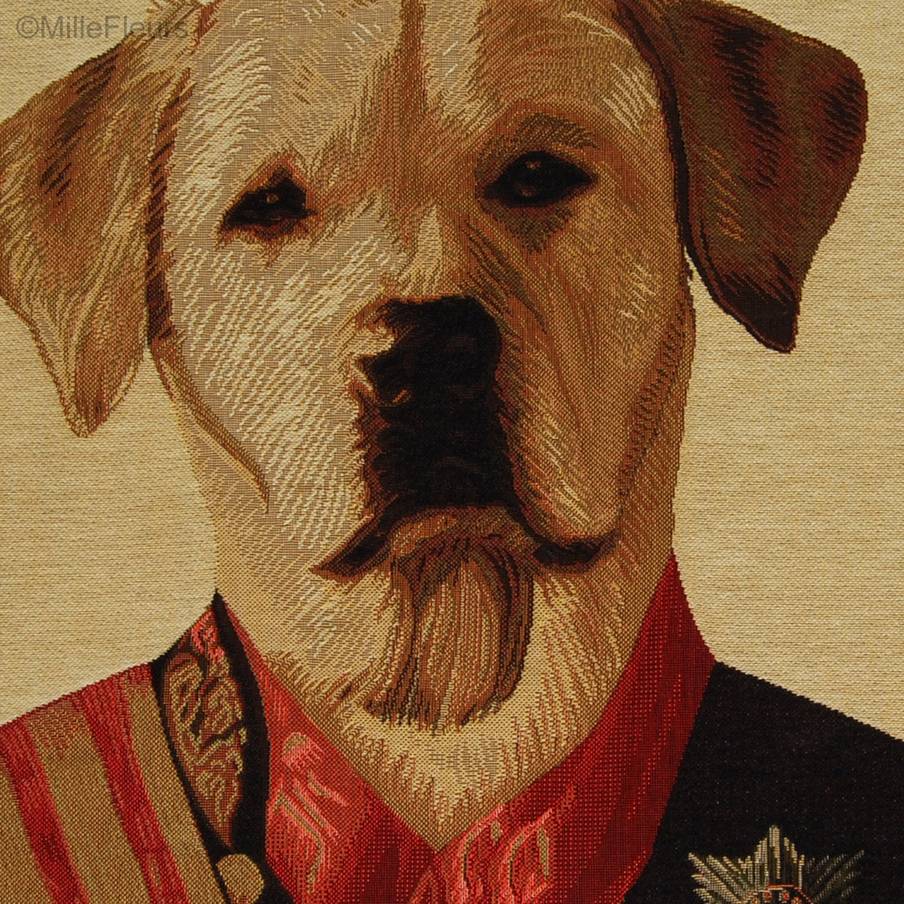 Blonde Labrador (Thierry Poncelet) Kussenslopen Honden door Thierry Poncelet - Mille Fleurs Tapestries