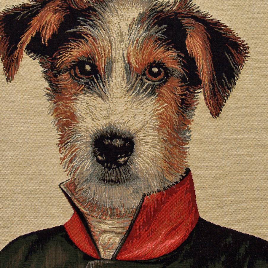 Jack Russell (Thierry Poncelet) Tapestry cushions Dogs by Thierry Poncelet - Mille Fleurs Tapestries