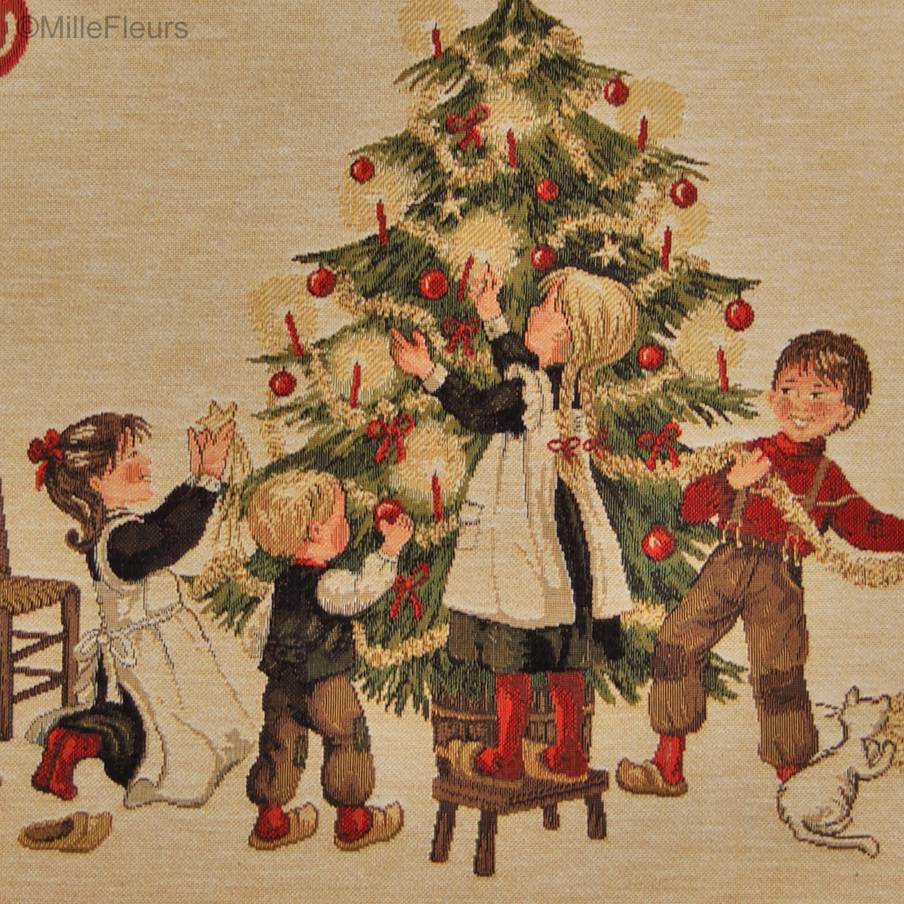 Árbol de Navidad (Terra Vecchia) Fundas de cojín Navidad & Invierno - Mille Fleurs Tapestries