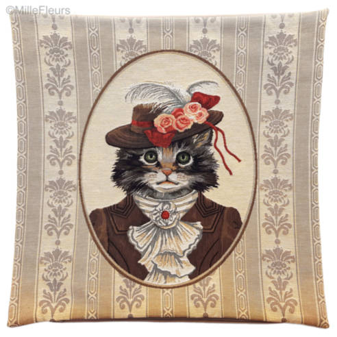 Victorian Cat Brown Outfit