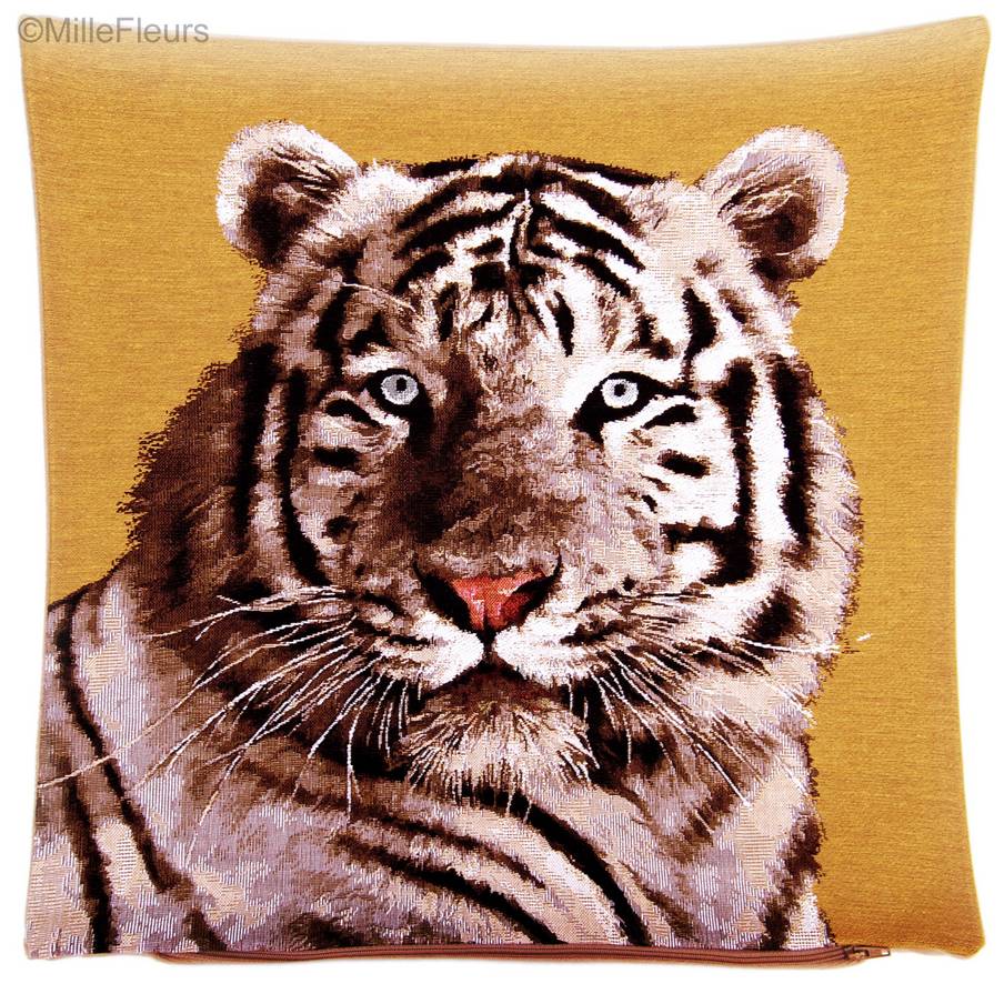Tigre de Bengala Fundas de cojín Animales - Mille Fleurs Tapestries