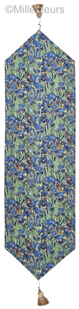Iris (Van Gogh) Chemins de table Fleurs - Mille Fleurs Tapestries