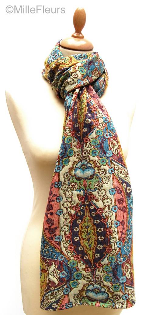 Paisley Sjaals - Mille Fleurs Tapestries