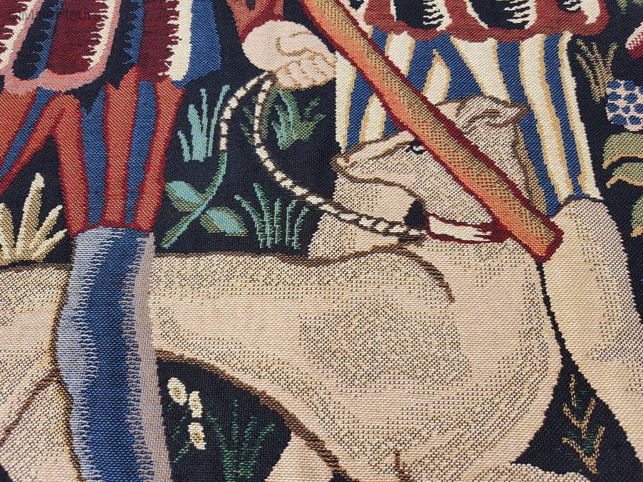 Jacht op de Eenhoorn Wandtapijten Jacht op de Eenhoorn - Mille Fleurs Tapestries