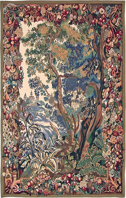 Montelimar Tapisseries murales Verdures - Mille Fleurs Tapestries