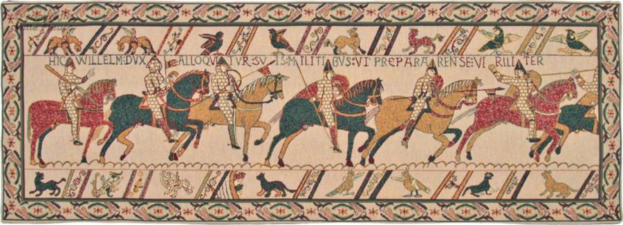 Guillermo el Conquistador Tapices de pared Tapiz de Bayeux - Mille Fleurs Tapestries