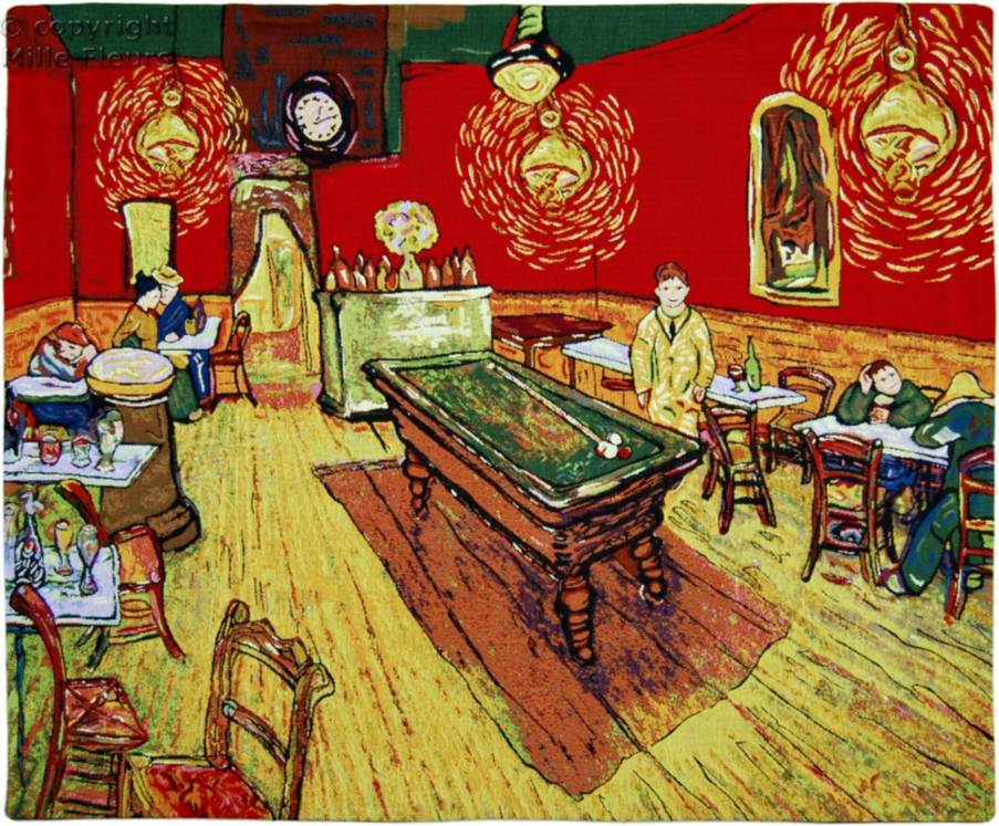 The Night Café (Van Gogh) Wall tapestries Vincent Van Gogh - Mille Fleurs Tapestries