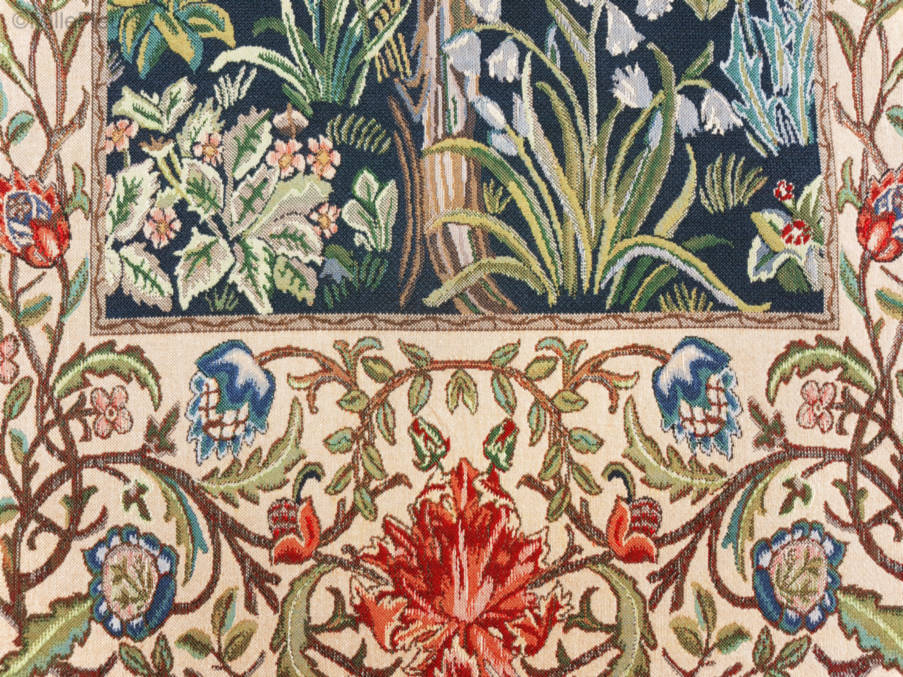 Arbol de la Vida Panel 1 Tapices de pared William Morris & Co - Mille Fleurs Tapestries