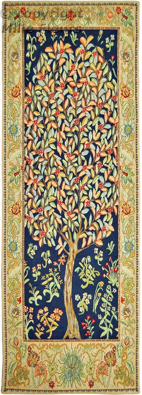 Arbol de la Vida Panel 2 Tapices de pared William Morris & Co - Mille Fleurs Tapestries