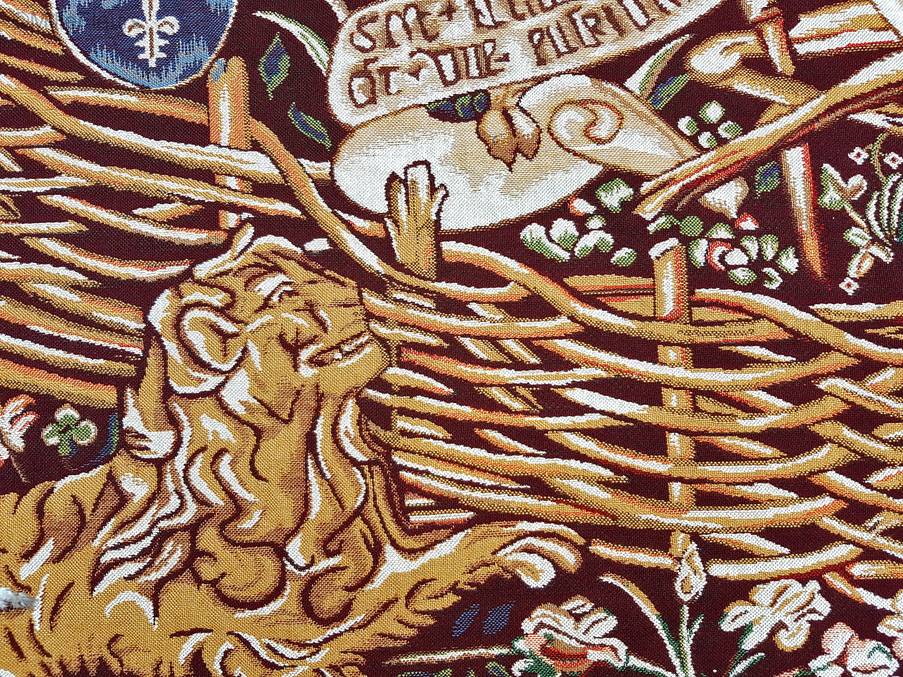 Cerfs Ailés Tapisseries murales Autres Médiévales - Mille Fleurs Tapestries