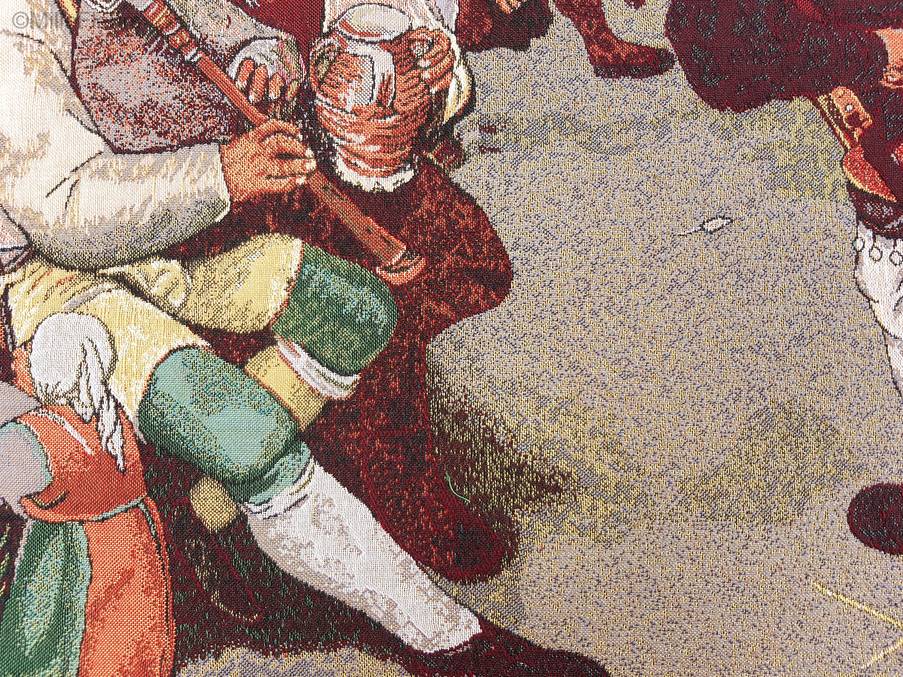 La Danse des Paysans (Brueghel) Tapisseries murales Chefs-d'œuvre - Mille Fleurs Tapestries