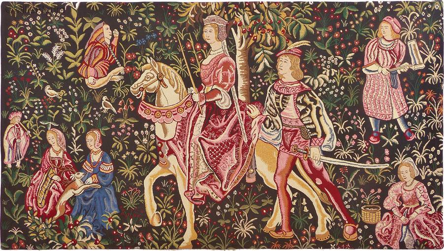 Noble Amazon Wall tapestries Other Medieval - Mille Fleurs Tapestries
