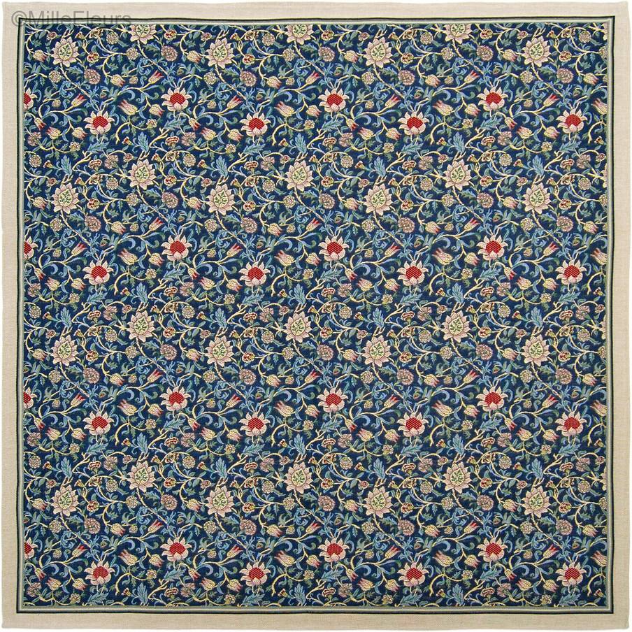 Evenlode (William Morris), blue Throws & Plaids William Morris and Co - Mille Fleurs Tapestries