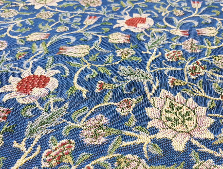 Evenlode (William Morris), light blue Throws & Plaids William Morris and Co - Mille Fleurs Tapestries