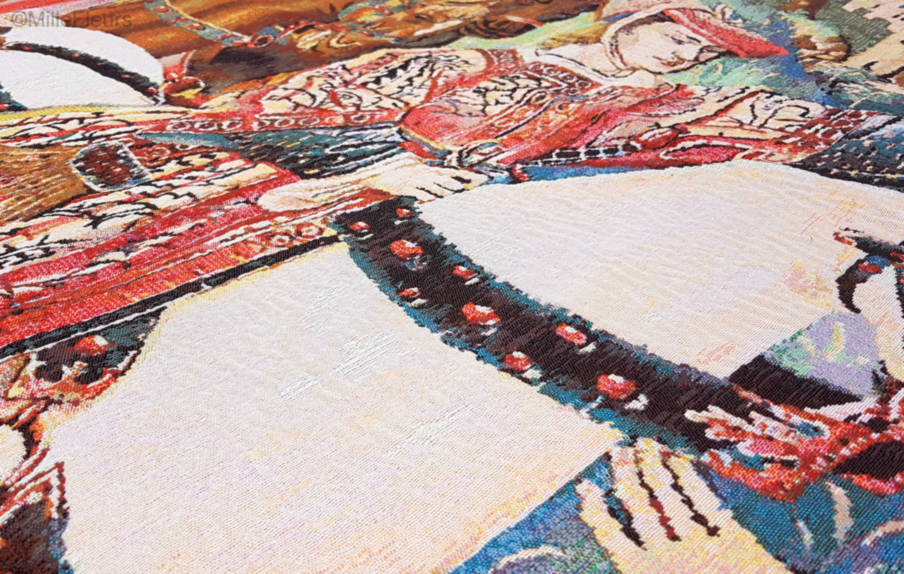 La Caza Tapices de pared Tapices de Gran Tamaño - Mille Fleurs Tapestries