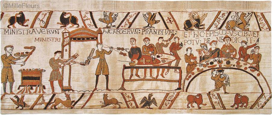 Banquet Wall tapestries Bayeux Tapestry - Mille Fleurs Tapestries