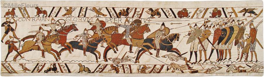 Bataille d'Hastings Tapisseries murales Tapisserie de Bayeux - Mille Fleurs Tapestries