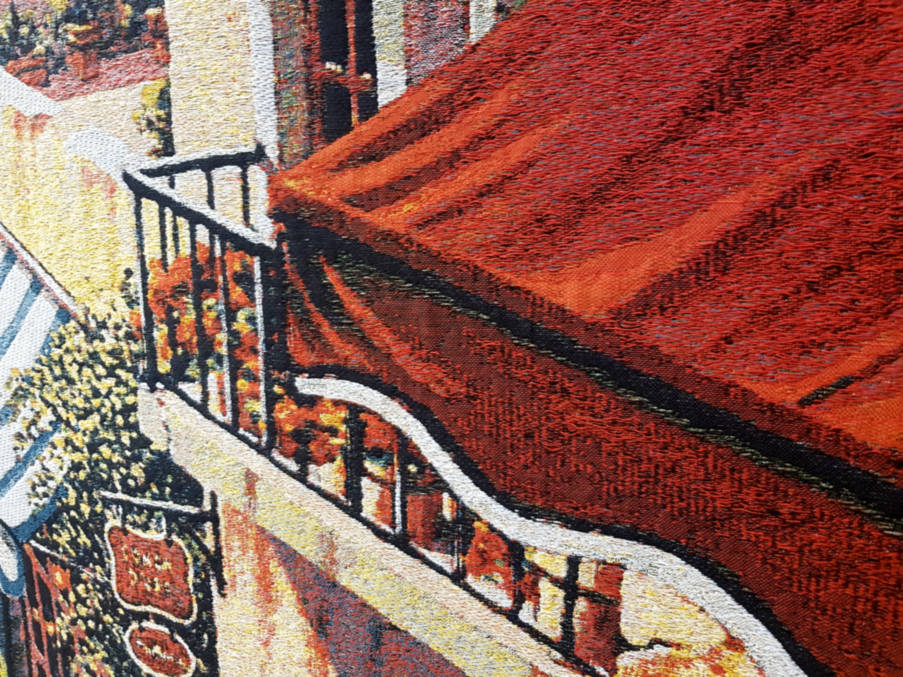 Pueblo de Bellagio Tapices de pared Tapices de Gran Tamaño - Mille Fleurs Tapestries