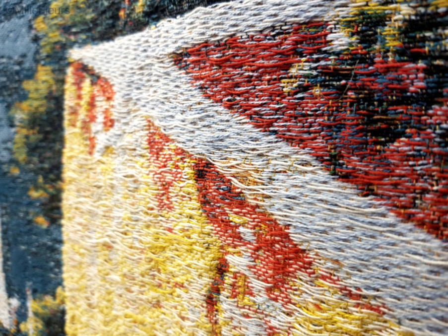 Pueblo de Bellagio Tapices de pared Bob Pejman - Mille Fleurs Tapestries