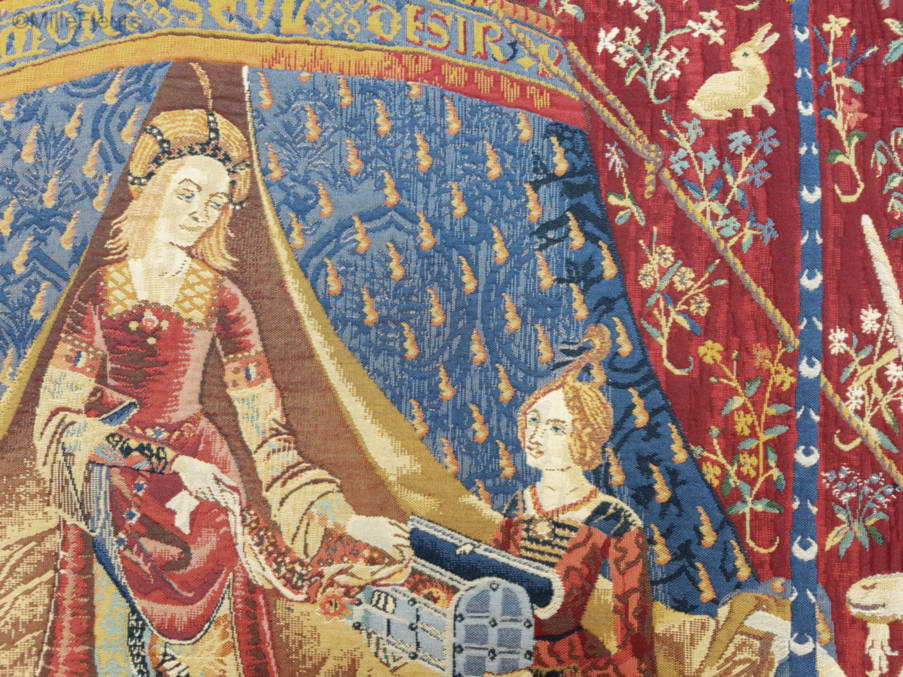 À mon seul Désir Tapisseries murales Dame à la Licorne - Mille Fleurs Tapestries