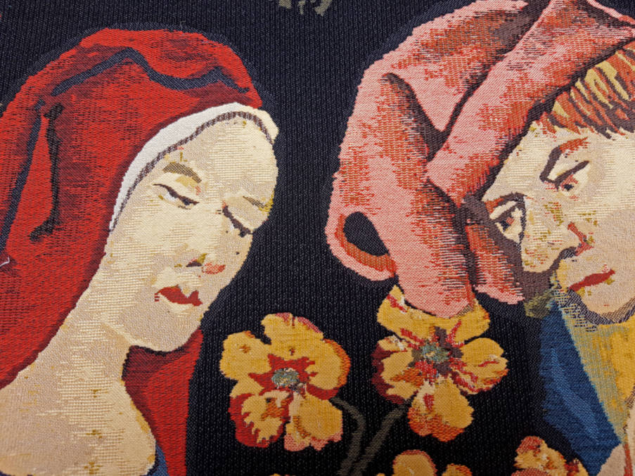 Viticultores Tapices de pared Tapices de Gran Tamaño - Mille Fleurs Tapestries