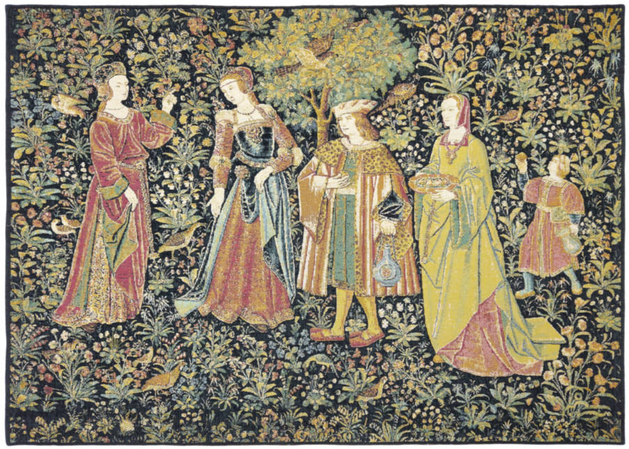 Promenade Tapisseries murales Autres Médiévales - Mille Fleurs Tapestries