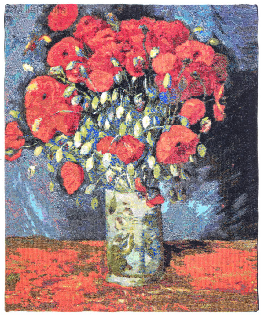 Red Poppies (Van Gogh) Wall tapestries Vincent Van Gogh - Mille Fleurs Tapestries