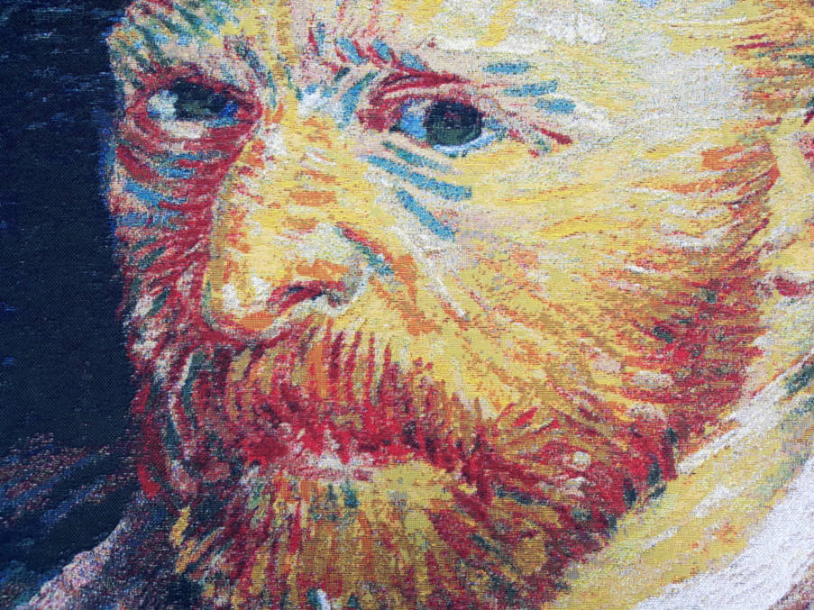 Autorretrato (Van Gogh) Tapices de pared Vincent Van Gogh - Mille Fleurs Tapestries
