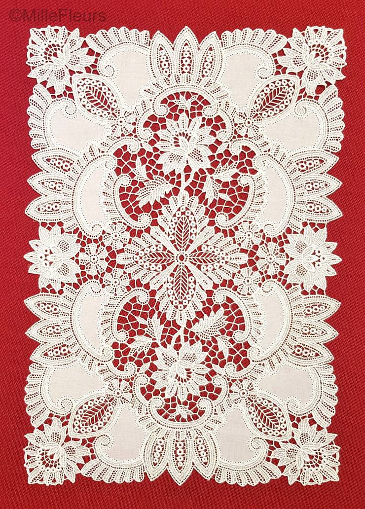 Rechthoek Accessoires Guipure Kantwerk - Mille Fleurs Tapestries