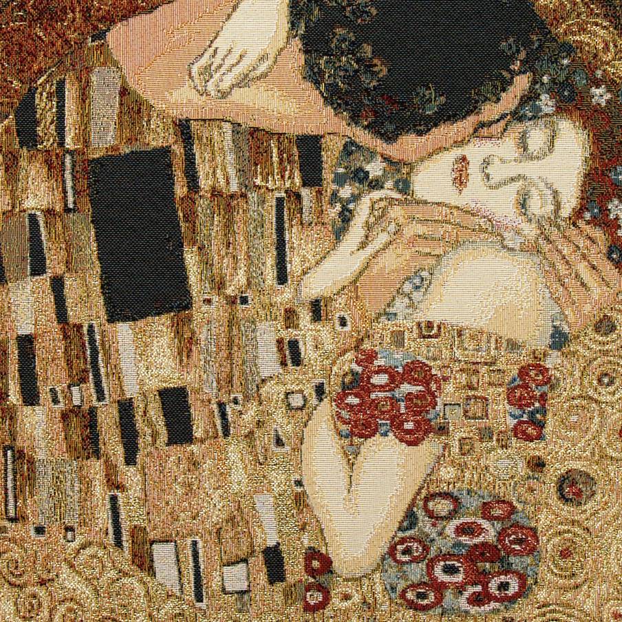 De Kus (Gustav Klimt) Sierkussens Gustav Klimt - Mille Fleurs Tapestries