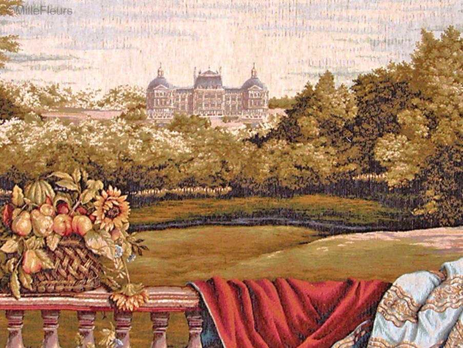 Castillo Bellevue Tapices de pared Tapices con Seda - Mille Fleurs Tapestries