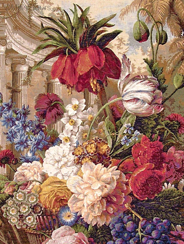 Exotisch Boeket Wandtapijten Bloemstukken - Mille Fleurs Tapestries