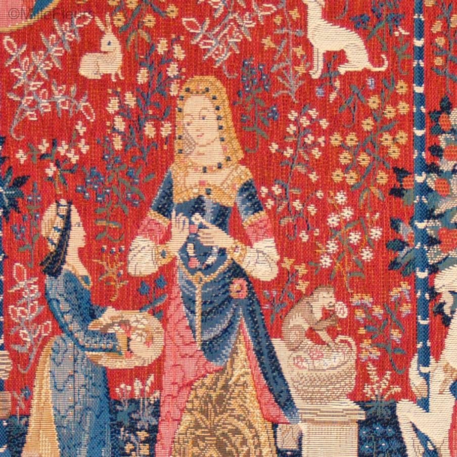 L'Odorat Tapisseries murales Dame à la Licorne - Mille Fleurs Tapestries