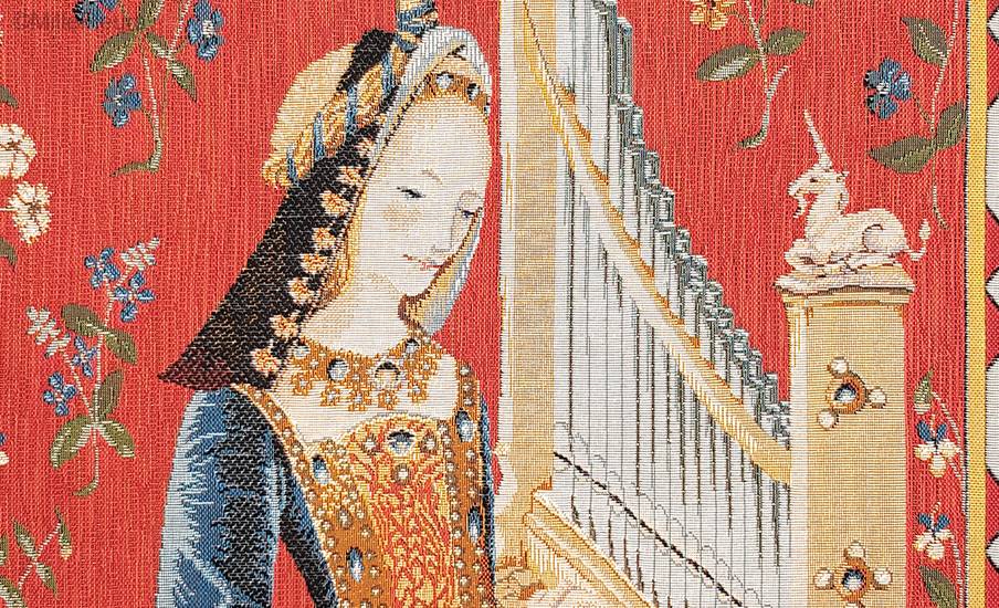 Oído Tapices de pared Dama con Unicornio - Mille Fleurs Tapestries