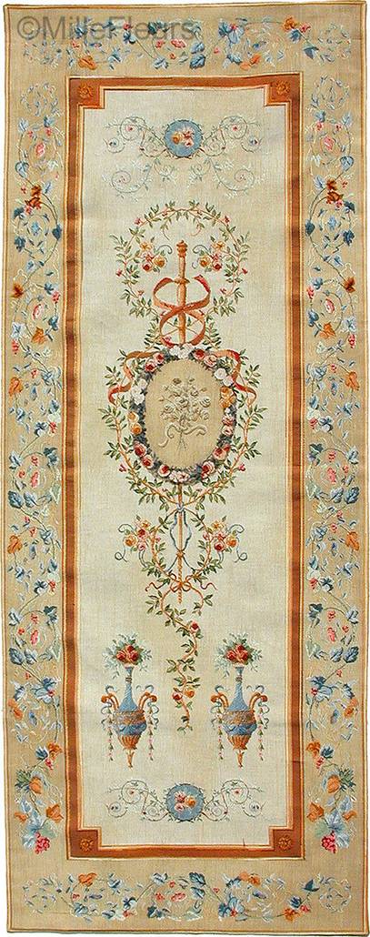 Paneel met Boeket Wandtapijten Romantisch en Pastoraal - Mille Fleurs Tapestries