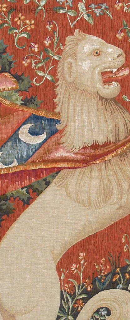 Leon Tapices de pared Dama con Unicornio - Mille Fleurs Tapestries