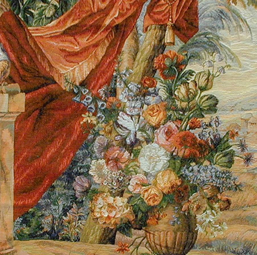 Boeket en Doek Wandtapijten Landschappen en Natuur - Mille Fleurs Tapestries