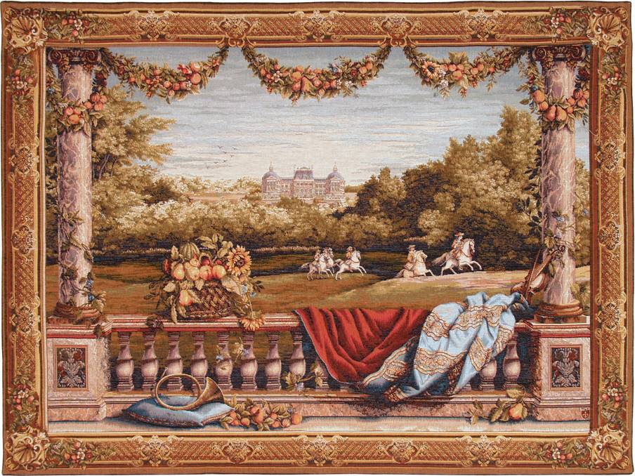Chateau Bellevue Wall tapestries Castles - Mille Fleurs Tapestries