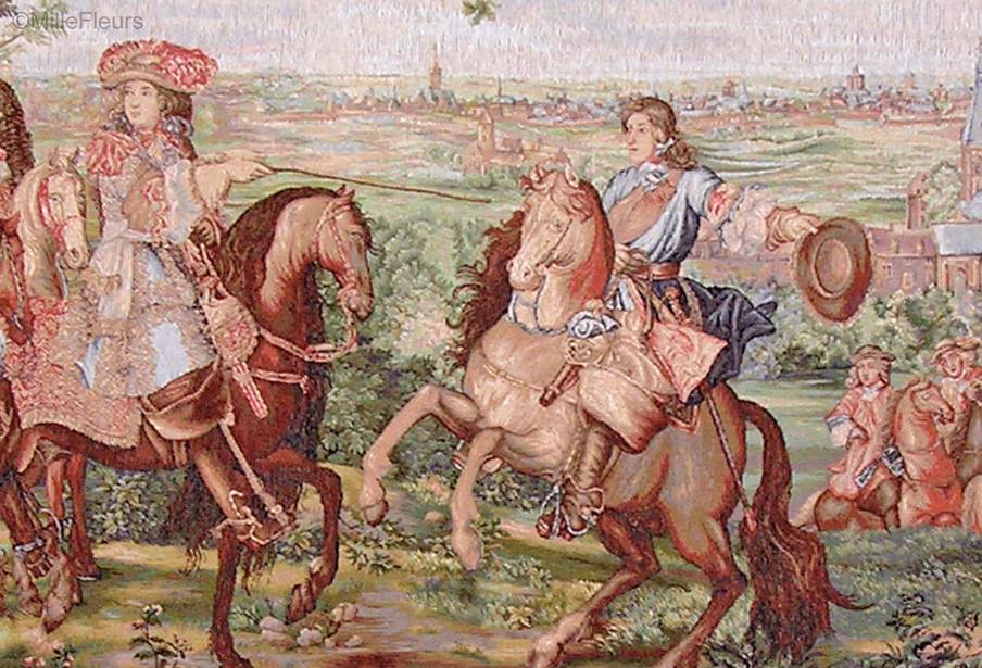 De Inname van Rijsel Wandtapijten Renaissance - Mille Fleurs Tapestries